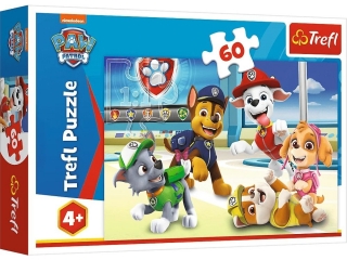 Puzzle 60 TREFL Psi patrol - W świecie Piesków