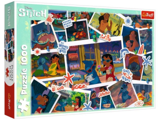 Puzzle 1000 TREFL Lilo i Stich - S�odkie wspomnienia