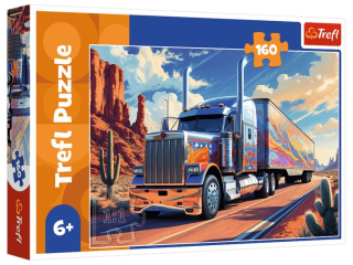 Puzzle  160 TREFL Ciężarówka w trasie