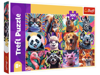 Puzzle  300 TREFL Zabawne portrety zwierzt