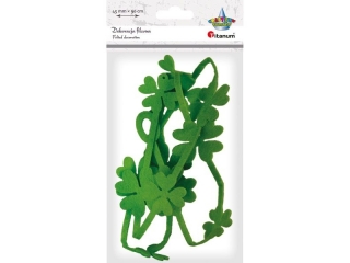 Ozdoba filcowa Titanum Craft-Fun Series wisz�ca 90 cm koniczyny (20CR0312-50)