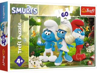 Puzzle   60 TREFL Smerfy - Zaczarowany las