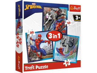 Puzzle "3w1" TREFL Pajęczy przyjaciele / Disney Marvel Spiderman