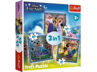 Puzzle   "3w1" TREFL Bohaterowie magicznego Encanto