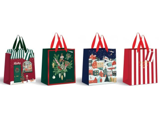 Torebka prezentowa INTERDRUK Boe Narodzenie maa 190g 18x23x10cm