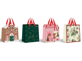 Torebka prezentowa INTERDRUK Boe Narodzenie rednia 190g 26,5x33x13