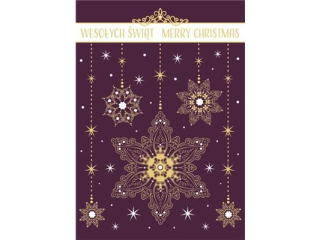 Laurka firmowa B6F 117x167 z kopert  POL-MAK GWIAZDKA B6F_GWSW_61007