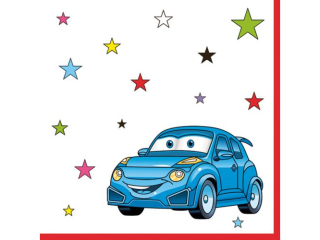 Serwetki DAISY og�lne 037101 „Weso�y Autko”