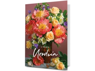 Kartki karnet B6 K - 2024 Urodziny