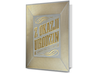 Kartka urodzinowa PAN DRAGON HM 200-3392 Z�ocone �yczenia