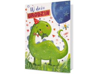 Kartki karnet PAN DRAGON STAR-79 dziecięce