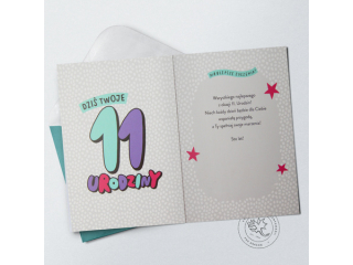 Kartki karnet PAN DRAGON STAR-140 "11"