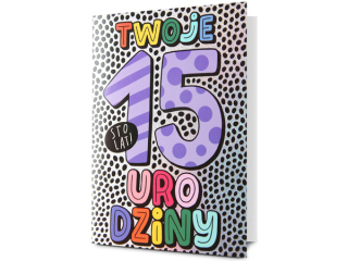 Kartki karnet PAN DRAGON STAR-144 "15"