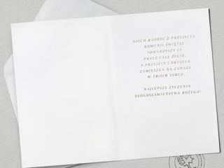 Kartki karnet PAN DRAGON HM 200-3611 Komunia