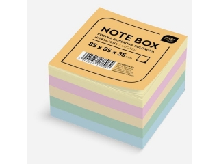 Kostka papierowa kolorowa 85x85x35 mm nieklejona