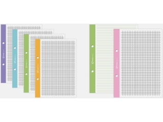 Wk�ad do segregatora INTERDRUK A5 50 = kolorowy margines
