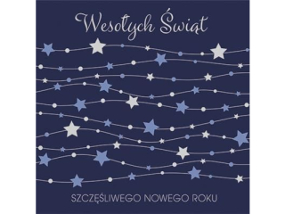 Laurka kwadrat firmowa LKF 150x150 mm z kopert  POL-MAK GWIAZDKA LKF_GWSW_58598