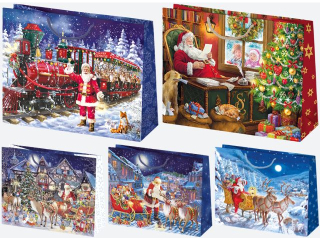 Torebka ozdobna POL-MAK Gwiazdka 10szt. T8_GW_38 380x290x100