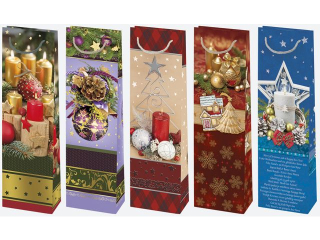 Torebka ozdobna POL-MAK Gwiazdka 10szt. T12_GW_29 120x400x90