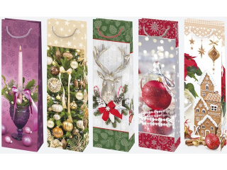 Torebka ozdobna POL-MAK Gwiazdka 10szt. T12_GW_30 120x400x90