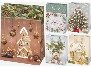 Torebka ozdobna POL-MAK Gwiazdka 10szt. T10_GW_27 345x480x130