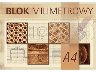 Blok milimetrowy A4 20k. KRESKA