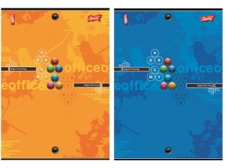 Notatnik A4 100 kartek krata ok�adka kredowana 70 g/m2 [opakowanie=5szt]