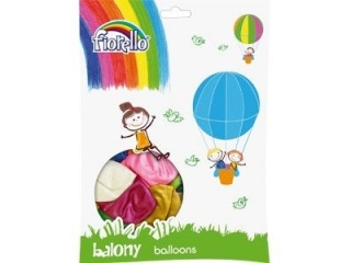Balony FIORELLO 10" metalizowane 100szt. mix kolorów