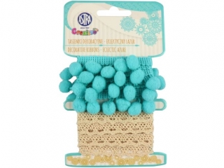 Tasiemki dekoracyjne - Eklektyczny lazur