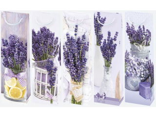 Torebka ozdobna POL-MAK 10szt. T12_OG_67 120x400x90 Lawenda Kwiaty