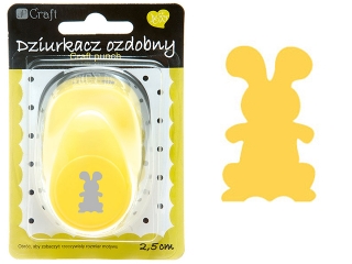 DZIURKACZ OZDOBNY 2,5CM ZAJ�C WLK-DLP