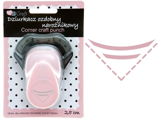 Dziurkacz ozdobny naro�nikowy DPCRAFT 2,5 cm - P�ksi�yc