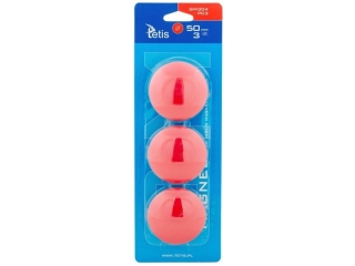 Magnesy do tablic TETIS czerwone 50mm/3szt.