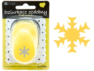 Dziurkacz ozdobny DPCRAFT 2,5cm �nie�ynka 2 (JCDZ-110-072)