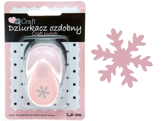 Dziurkacz ozdobny DPCRAFT 1,6cm �nie�ynka