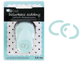 Dziurkacz ozdobny DPCRAFT 1,6cm Obrczki lub