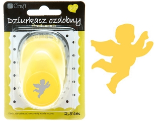 Dziurkacz ozdobny DPCRAFT 2,5cm Anio�ek 2 (JCDZ-110-017)