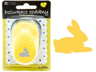 Dziurkacz ozdobny DPCRAFT 2,5cm Kr�lik Wielkanoc