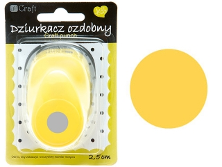 Dziurkacz ozdobny DPCRAFT 2,5cm Ko�o