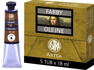 Farby olejne 18ml ASTRA - biel tytanowa