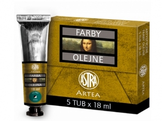 Farby olejne 18ml 5szt ziele� Rembrandta