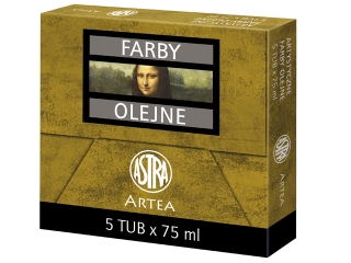 Farby olejne 75ml ASTRA - biel cynkowa DU�E