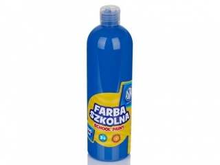 Farba szkolna ASTRA 500ml - niebieska ciemna