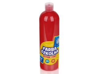 Farba szkolna ASTRA 500ml - czerwona