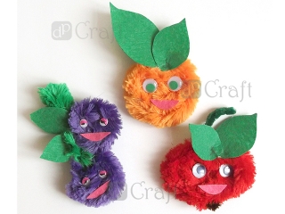 Druciki kreatywne DPCRAFT Puszyste 30cm 10szt.