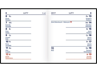 Kalendarz kieszonkowy TELEGRAPH Ewa 2025