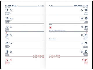 Kalendarz kieszonkowy TELEGRAPH Tik 2025