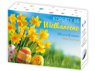 Koperty Wielkanocne KB6 176x125 POL-MAK 100szt.