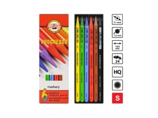 Kredki KOH-I-NOOR Progresso 6 kolor�w