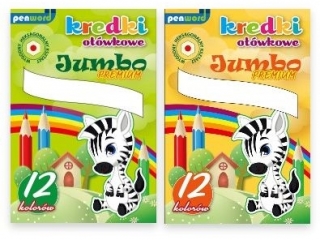 Kredki o��wkowe PENWORD 12 kolor�w  922122-12 JUMBO HEX PREMIUM